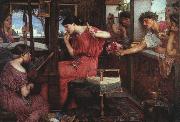 John William Waterhouse Penelope and the Suitors Norge oil painting reproduction